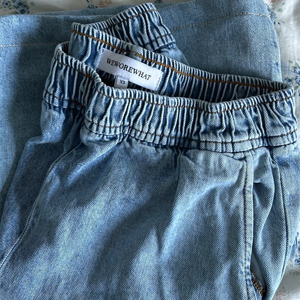 We Wore What Straight Leg Pull On Jeans